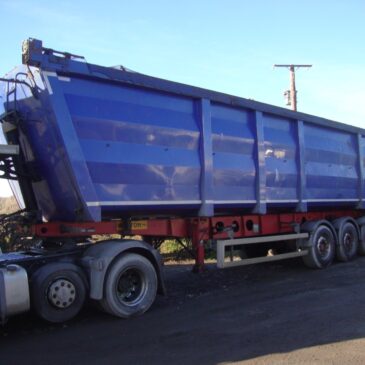 2016 Wielton 75 yrd  Hardox Steel Tipping Trailer